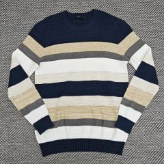 BANANA REPUBLIC リネン混 ボーダーニット セーター S - メルカリ