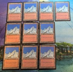 第4版の山/Mountain 絵柄別30枚セット 英語版 4ED 土地 MTG - メルカリ