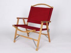 NychairX アウトドアチェア レッド 木製アーム - メルカリ