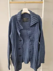 KARA（カラ）ニット カーディガン ブルー Lサイズ 出品