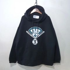 BAPE BADGE MOTIF パーカー XL ブラック - メルカリ
