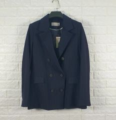 未使用品 NOLLEY'S sophi ダブルブレスト 紺ブレザー 36 - メルカリ
