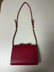 Chloé リボン チェーン ショルダーバッグ ボルドー Chloé リボン チェーン ショルダーバッグ ボルドー - メルカリ