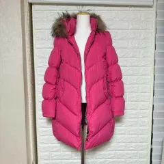 ファー Aライン ミディ ダウン