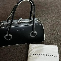 MARRONE TOKYO オーストリッチ ハンドバッグ バイカラー - メルカリ