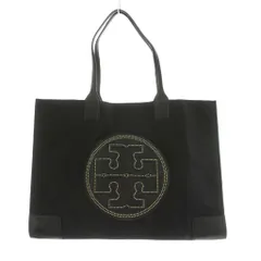 トリーバーチ TORY BURCH ELLA TOTE エラ トートバッグ ナイロン レザー ロゴ 黒 ブラック /KU
