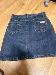 Calvin Klein カルバン・クライン 正規品 カルバン・クライン デニムスカート インディゴデニム ライトブルー デニムスカートのサムネイル