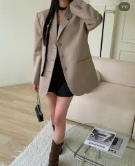qung TomBOYオーバーサイズJK ラテベージュ - メルカリ