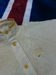 L NIKE フリース ボタン ジャケット