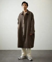 18AW COMOLI コットンウールバルカラーコートsize1 - メルカリ