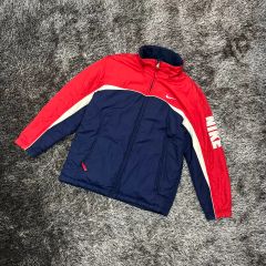 週末限定1000円引きNike USA フード付きチェックジャケット L - メルカリ