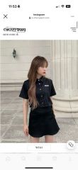 chernyy polo shirt /バック刺繍ロゴポロシャツ ネイビー - メルカリ