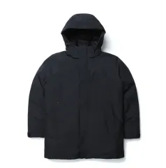 (新品) K2 GORE-TEX ゴアテックス 防水 ダウン グースダウン メンズ95 (ブラック チャコール)