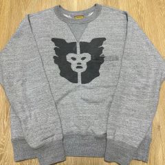 LIBERTINE リバティーン 高級ヴィンテージ スカル 長袖Tシャツ 灰 
