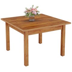 ほぼ新品 木目調 ダイニングテーブル 100cm 正方形 - メルカリ