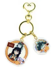 【中古】キーホルダー 時透無一郎 「鬼滅の刃×ufotable Cafe×マチ★アソビCAFE バレンタイン＆ホワイトデーイベント2026 With me期 ランダムコンビアクリルチャームB」