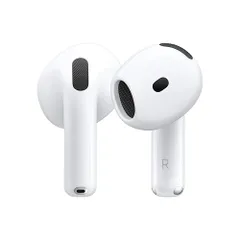 Apple AirPods 4 ワイヤレスイヤホン、Bluetooth5.3、パーソナライズされた空間オーディオ、耐汗耐水性能、USB-C 充電ケース、H2 チップ、最大 30 時間の バッテリー駆動時間、iPhoneで簡単に設定ma 2ce44f7f
