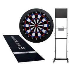 引取限定】ハード、ソフト兼用ダーツボード（スローライン付き