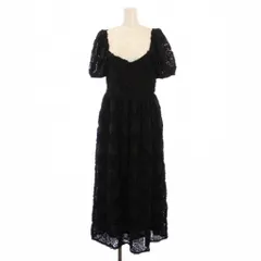 ザラ ZARA ワンピース 半袖 ロング S 黒 8351/026/800 /BM ■BM