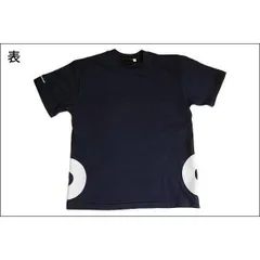 戦国武将Tシャツ 〔加藤清正 桔梗紋〕 XSサイズ 半袖 綿100% ネイビー(紺) 〔Uネック おもしろ〕