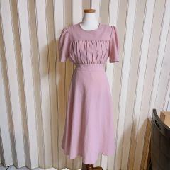 ロゼミュ Rosé Muse Sherbet flare dress ピンク - メルカリ
