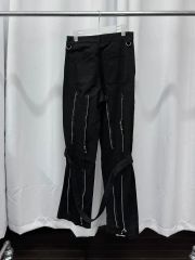 美品 kiryuyrik クロップド丈 ボンテージパンツ 黒 S - メルカリ