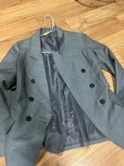 冬 アウター ビンテージ エイブリー ジャケット コート クロップド ファー ジャケット スウェード ツーウェイ