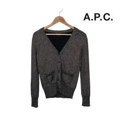 A.P.C. アーペーセー グリッター カーディガン ブラウン ユニセックス XS/S 正規品 ヴィンテージのサムネイル