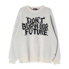 さ*さ様 美品‼️stussy ニット 23SS SLEEVE LOGO SWE - メルカリ