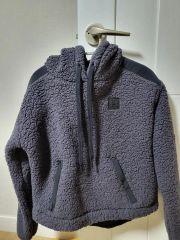MOUSSY ハーフジップ ボアジャケット ネイビー - メルカリ