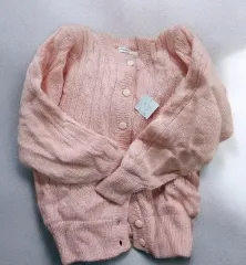 (日本) 成人 ウール混 ブレンド ニット カーディガン 新品 m-L