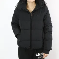 LACOSTE ラコステ ブラック スティール ロゴ ショート ダックダウン ダウンのサムネイル