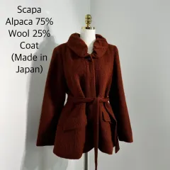 SCAPA スカッパ アルパカ 75% ウール 25% コート (made in japan)のサムネイル