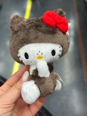 値下可 レア ハローキティ しっぽ倶楽部 ぬいぐるみキーホルダー 2002