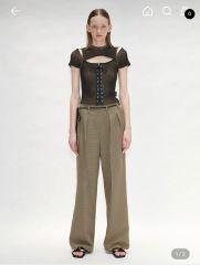 Sacai モノグラム レースディテール カーゴパンツ - メルカリ