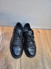 CLAE agnesb レザースニーカー アニエスベー クレー 黒 - メルカリ