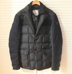 正規品】モンクレール ウール切替ダウン 黒 1 DIST付 美品 - メルカリ