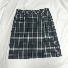 BURBERRY ブルーレーベル スカイ ノヴァチェック ラップスカート