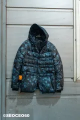 レディースダウン レノマHOMME ネイビー 100サイズのサムネイル