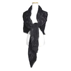 本人期 ann demeulemeester 大判スカーフ ストール - メルカリ