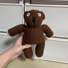 希少・公式】 ミスタービーン くま ぬいぐるみ テディベア マフラー