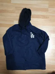 MLB スタジャン コーチ ジャケット ネイビー LA サイズ 90