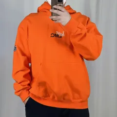LMC X A60VE ルーズフィット オレンジ フードTシャツ M 250207のサムネイル