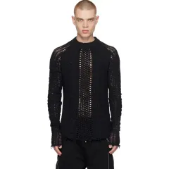 バルマン 23SS ダメージ コットン ケーブル ニットのサムネイル