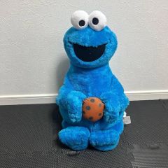 タグ付き クッキーモンスター 日本代表 ぬいぐるみ オフィシャルグッズ