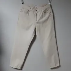 32/INSTANT DENIM クロップド ホワイトデニム/32-1425