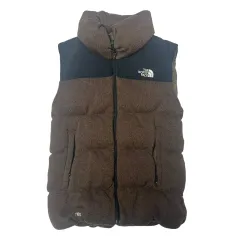 THE NORTH FACE ホワイトラベル 700 ブラウン ヌプシ ダウンベスト Lのサムネイル