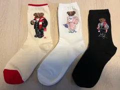 ポロ 正規品 / 新しい クマ レディース 靴下 3足