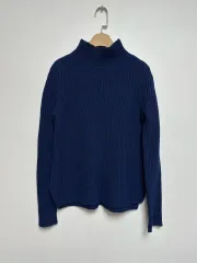 Vince レディース ハイネック ウールニット ブルー (XS)のサムネイル