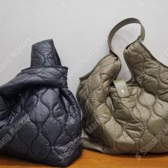 ガブス トートバッグ 大容量 キルティング A4 ナイロン 通勤 グリーン 
